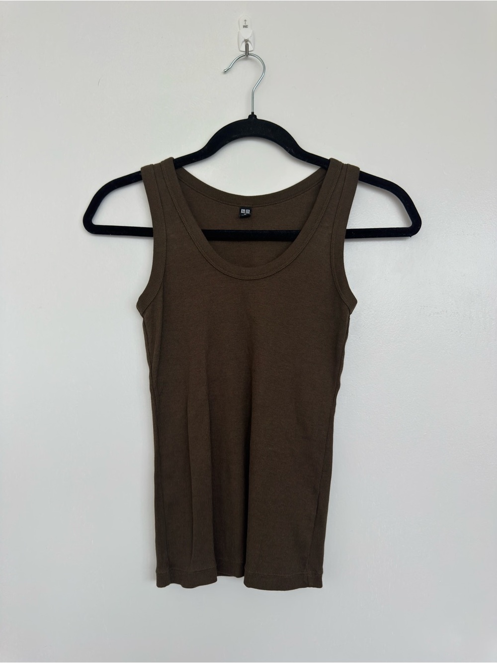 Uniqlo Olive Ribbed Tank